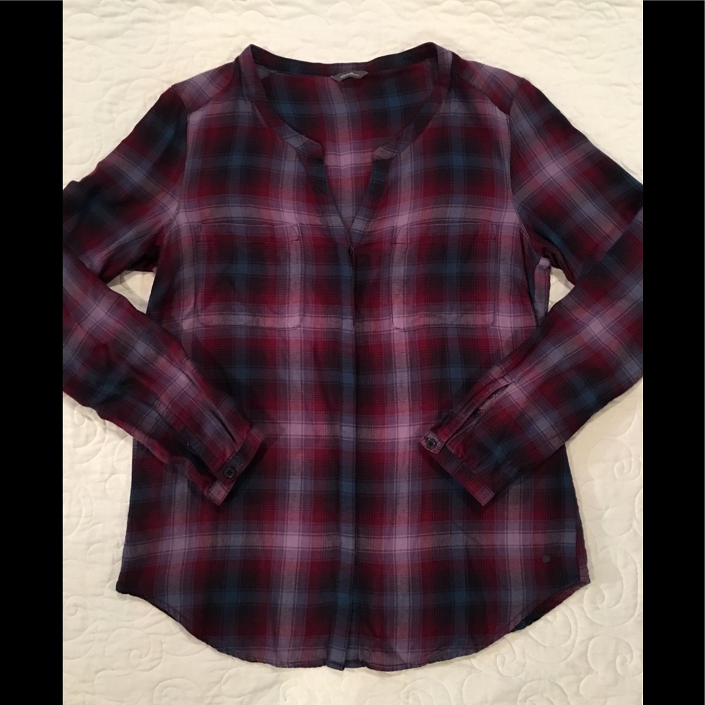 Eddie Bauer lightweight flannel